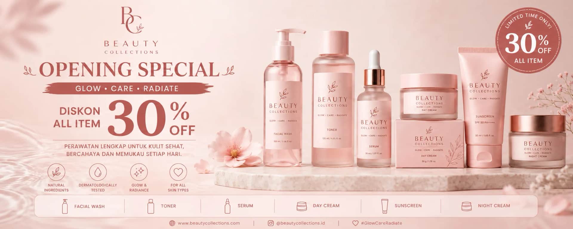 Beauty Collections banner